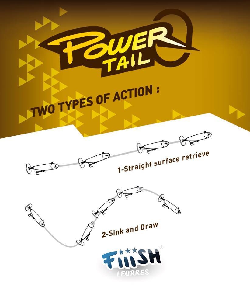 POWERTAIL 30MM SLOW 2.4 GRAM NATURAL TROUT