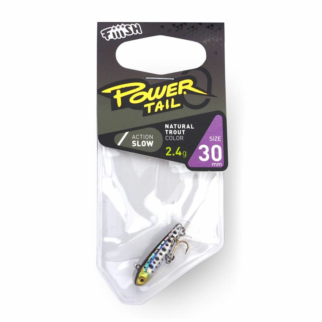 POWERTAIL 30MM SLOW 2.4 GRAM NATURAL TROUT
