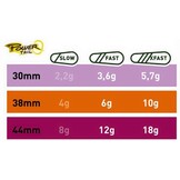 POWERTAIL 30MM SLOW 2.4 GRAM NATURAL MINNOW