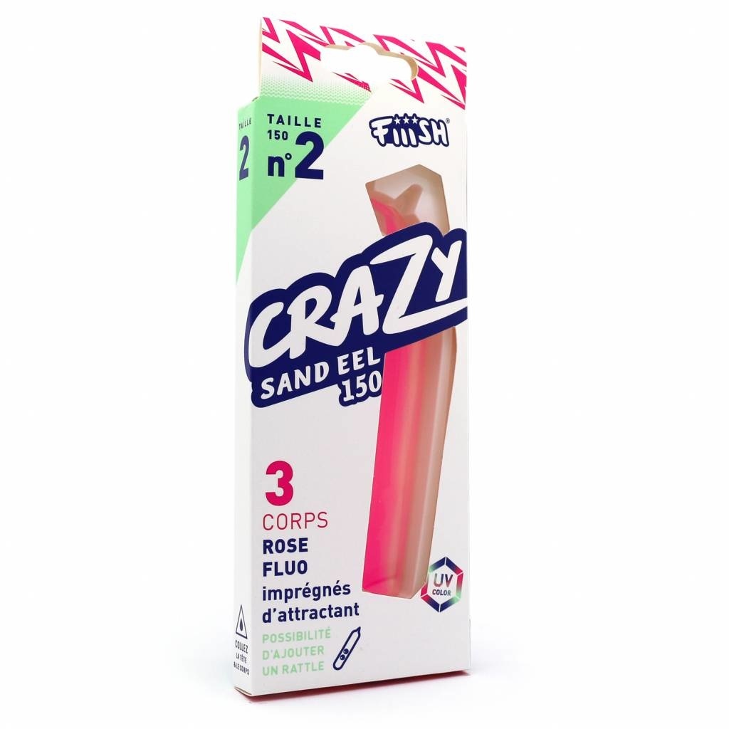 CRAZY SAND EEL 3 BODIES FLUO PINK
