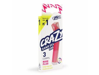 CRAZY SAND EEL 3 BODIES FLUO PINK