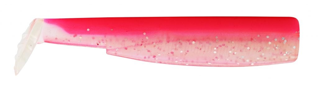 BLACK MINNOW 120 3 LURES BODIES FLUO PINK