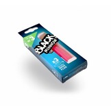 BLACK MINNOW 120 3 LURES BODIES FLUO PINK