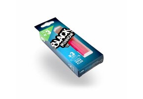 BLACK MINNOW 120 3 LURES BODIES FLUO PINK