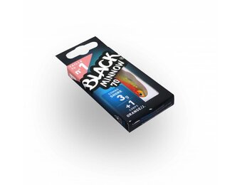 BLACK MINNOW 70 COMBO SHORE 3 GRAM ORANGE/YELLOW + LURE BODY ORANGE/YELLOW