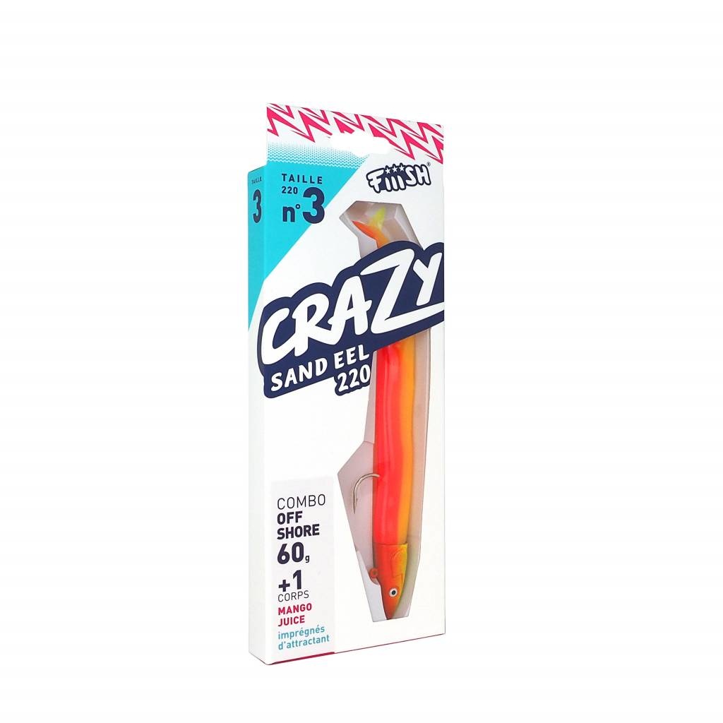 CRAZY SAND EEL 220 COMBO OFF SHORE 60 GRAM MANGO JUICE