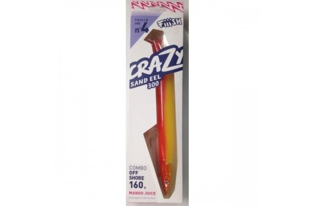 CRAZY SAND EEL 220 COMBO OFF SHORE 60 GRAM MANGO JUICE