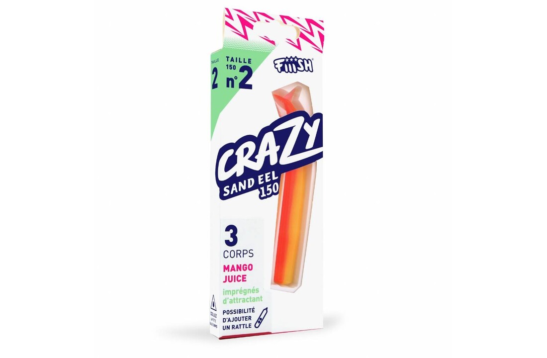 CRAZY SAND EEL 150 3 BODIES MANGO JUICE