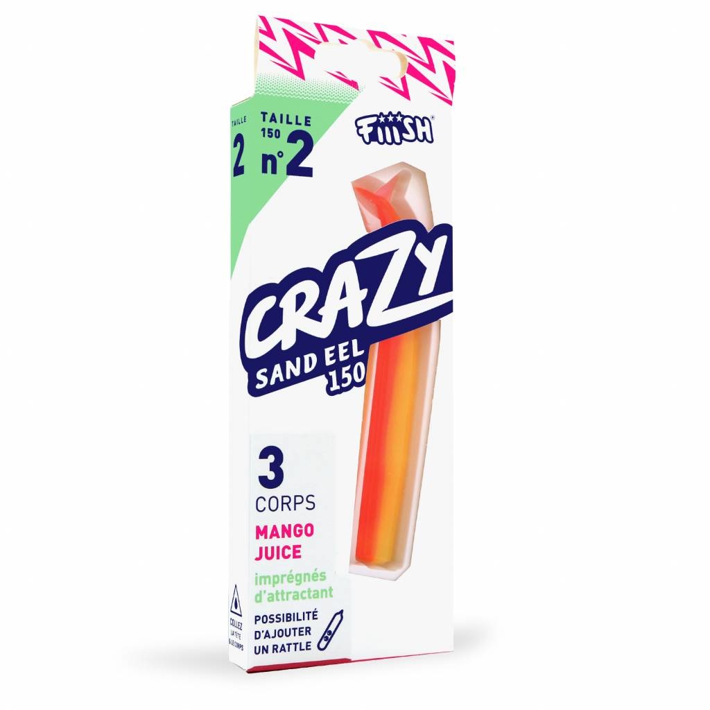 CRAZY SAND EEL 150 3 BODIES MANGO JUICE