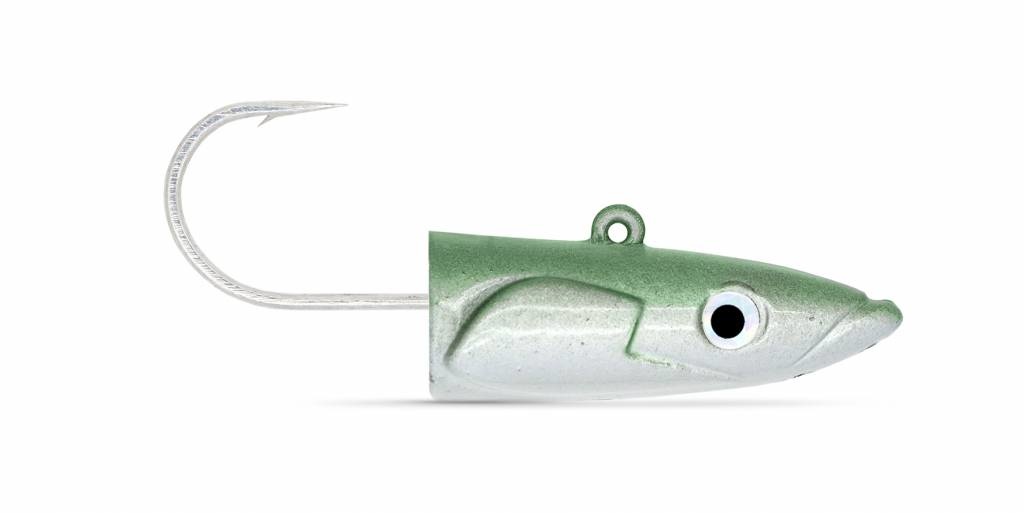CRAZY SAND EEL 150 JIGHEAD PEARL GREEN DEEP 30 GRAM P/2