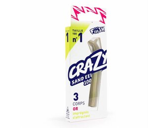 CRAZY SAND EEL 3 BODIES GOLD