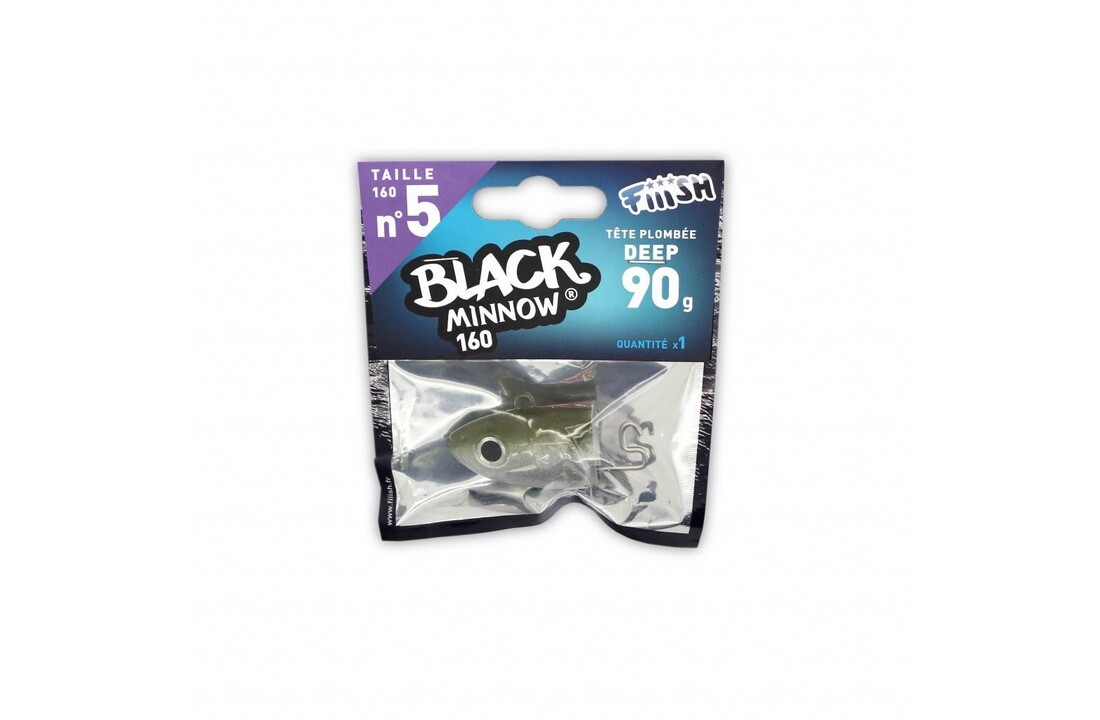 BLACK MINNOW 140 JIGHEAD KAKI DEEP 60 GRAM