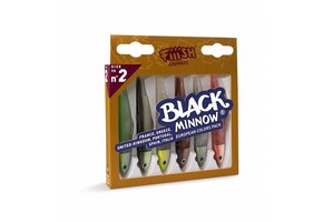 BLACK MINNOW COMBO OFF SHORE EUROPEAN 6 COLORS PACK