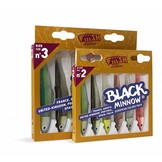 BLACK MINNOW COMBO OFF SHORE EUROPEAN 6 COLORS PACK