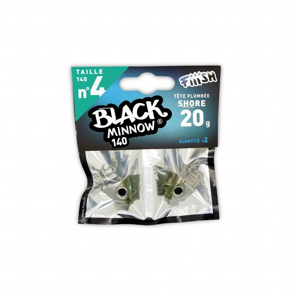 BLACK MINNOW 70 JIGHEAD KAKI SHORE 3 GRAM P/2