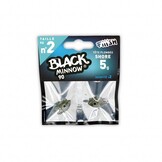 BLACK MINNOW 70 JIGHEAD KAKI SHORE 3 GRAM P/2