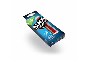 BLACK MINNOW 3 LURES BODIES KAKI/RED