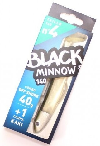 BLACK MINNOW 70 COMBO OFF SHORE 6 GRAM KAKI + LURE BODY KAKI