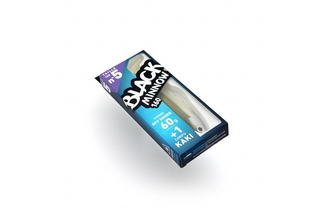 BLACK MINNOW 70 COMBO OFF SHORE 6 GRAM KAKI + LURE BODY KAKI