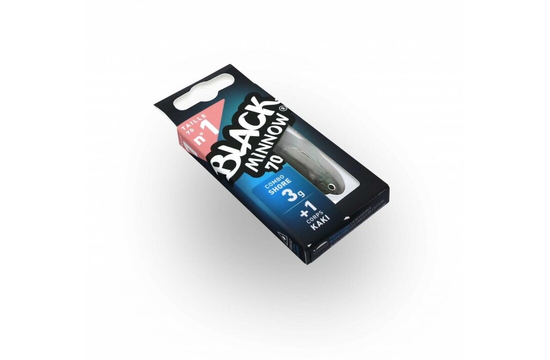 BLACK MINNOW 70 COMBO SHORE 3 GRAM KAKI + LURE BODY KAKI