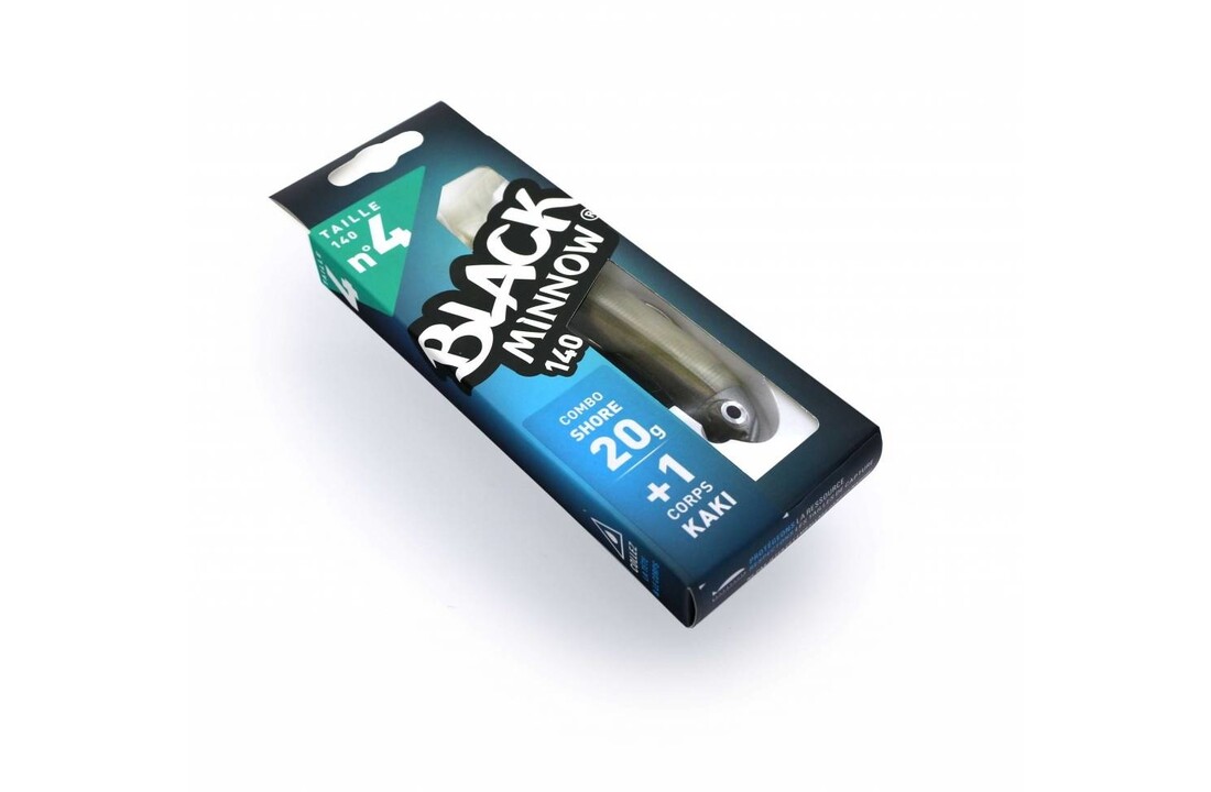BLACK MINNOW 70 COMBO SHORE 3 GRAM KAKI + LURE BODY KAKI