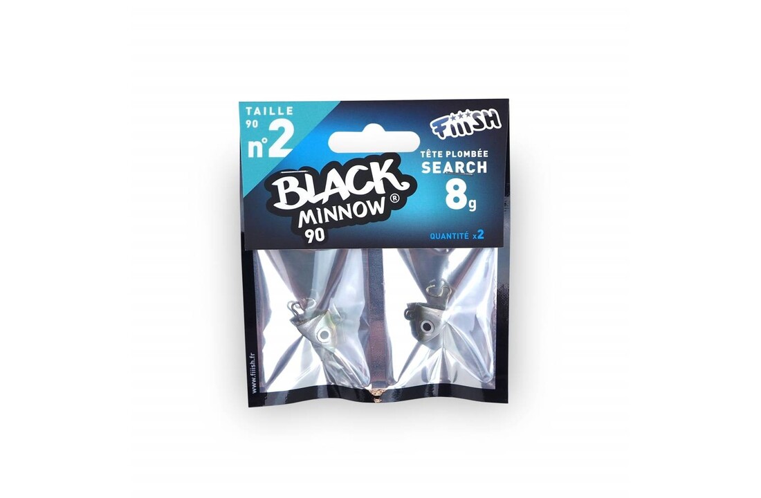 BLACK MINNOW 90 JIGHEAD SEARCH 8 GRAM KAKI P/2