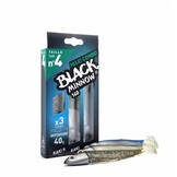 BLACK MINNOW 120 MAXI COMBO NATURAL 25 GRAM KAKI + GLITTERED KAKI + BLUE