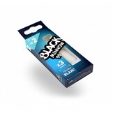 BLACK MINNOW 90 3 LURES BODIES WHITE