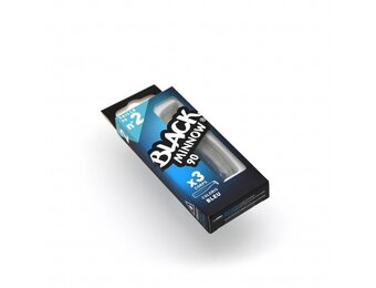BLACK MINNOW 90 3 LURES BODIES BLUE