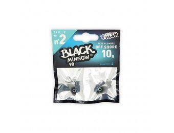 BLACK MINNOW 90 JIGHEAD BLUE OFF SHORE 10 GRAM P/2