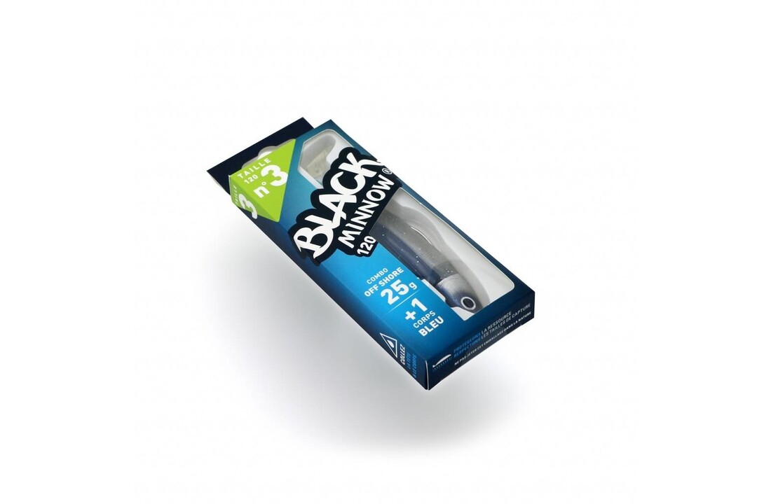 BLACK MINNOW 90 COMBO OFF SHORE 10 GRAM BLUE + LURE BODY BLUE