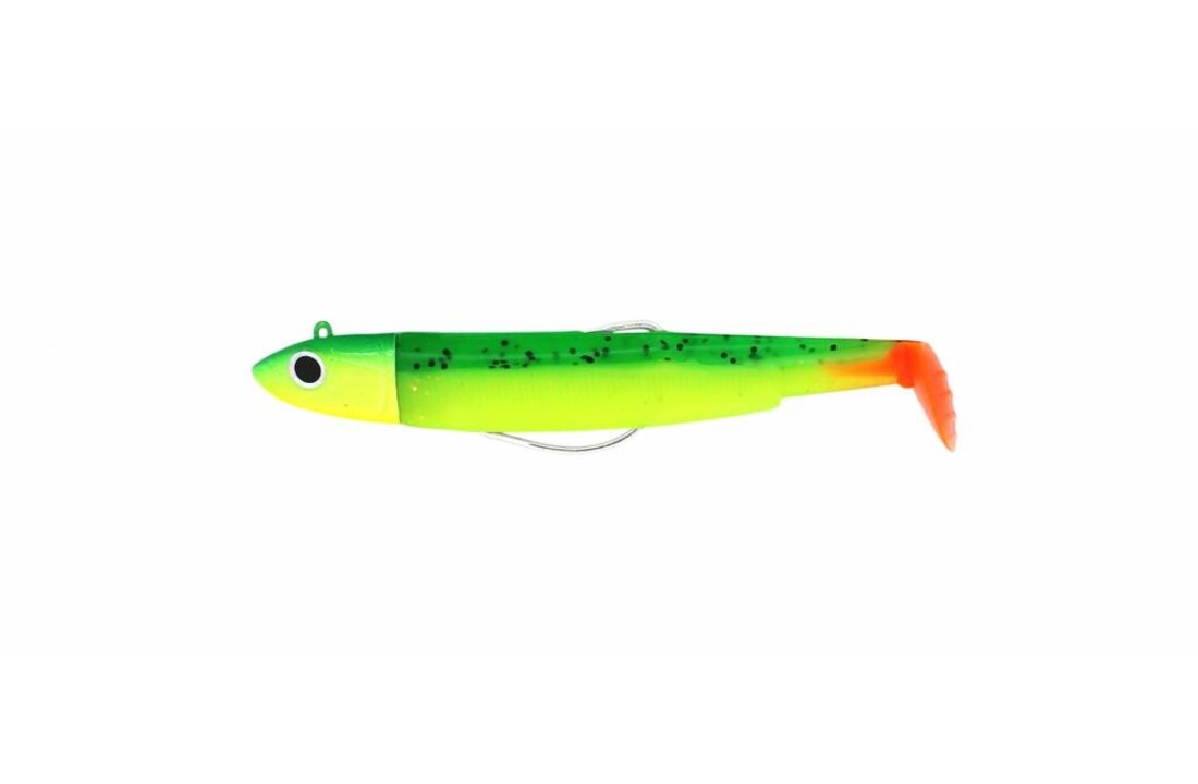 BLACK MINNOW DOUBLE COMBO OFF SHORE GREEN/ORANGE FLUO/PINK