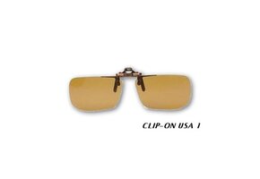 CLIP ON USA I ZONNEBRIL AMBER