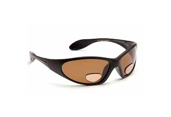 STRIKER ZONNEBRIL MET LEESGEDEELTE AMBER +2.00