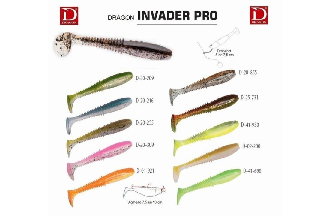 SHAD INVADER PRO 5 CM D-01-921