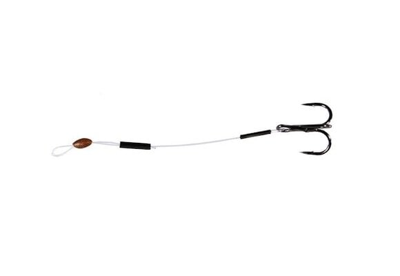 TREBLE HOOK STINGERS NYLON LEADER P/3