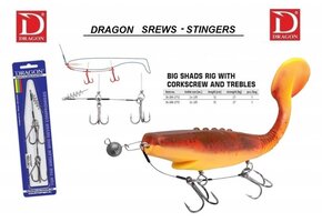 SCREW STINGER 12 CM 2X TREBLE HOOK #2/0