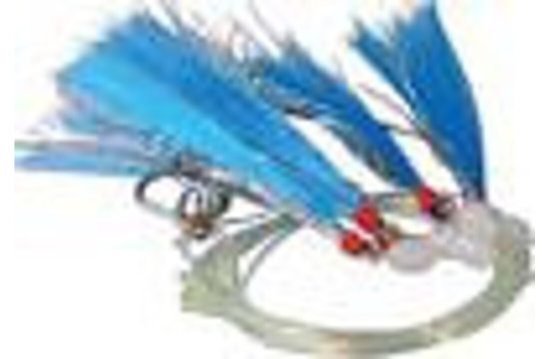 MACKEREL RIG WHITE GLITTER 5 HKS #1