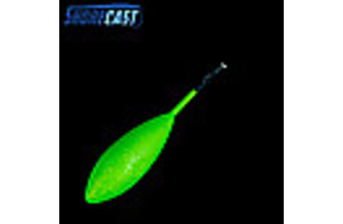 SHORECAST MEDIUM TAIL BEACHBOMB 56 GR GLOW GREEN
