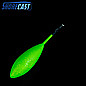 SHORECAST MEDIUM TAIL BEACHBOMB 56 GR GLOW GREEN