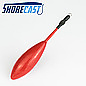 SHORECAST MEDIUM TAIL BEACHBOMB 56 GR GLOW RED