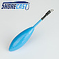 SHORECAST MEDIUM TAIL BEACHBOMB  56 GR GLOW BLUE