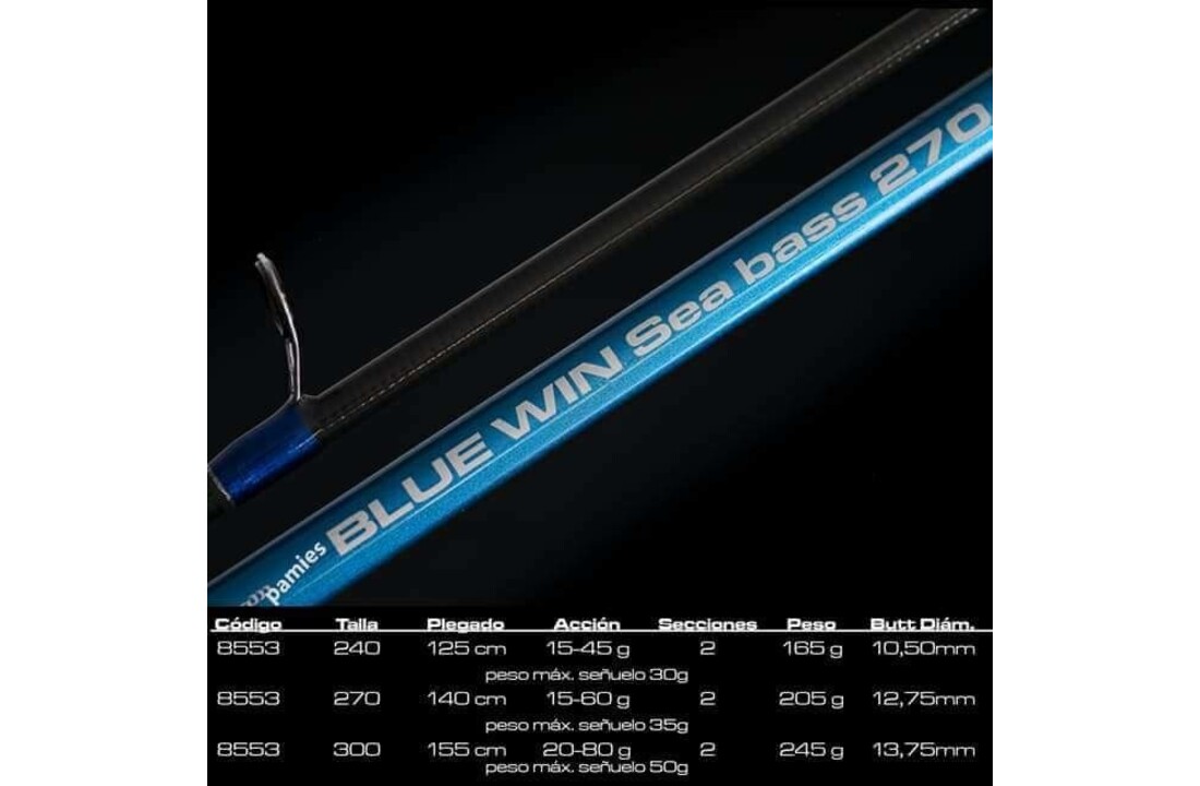 BLUE WIN SEA BASS 300 M 20-80 GRAM