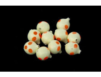 GEMINI FLOATING BEADS 6 MM SPOTTED