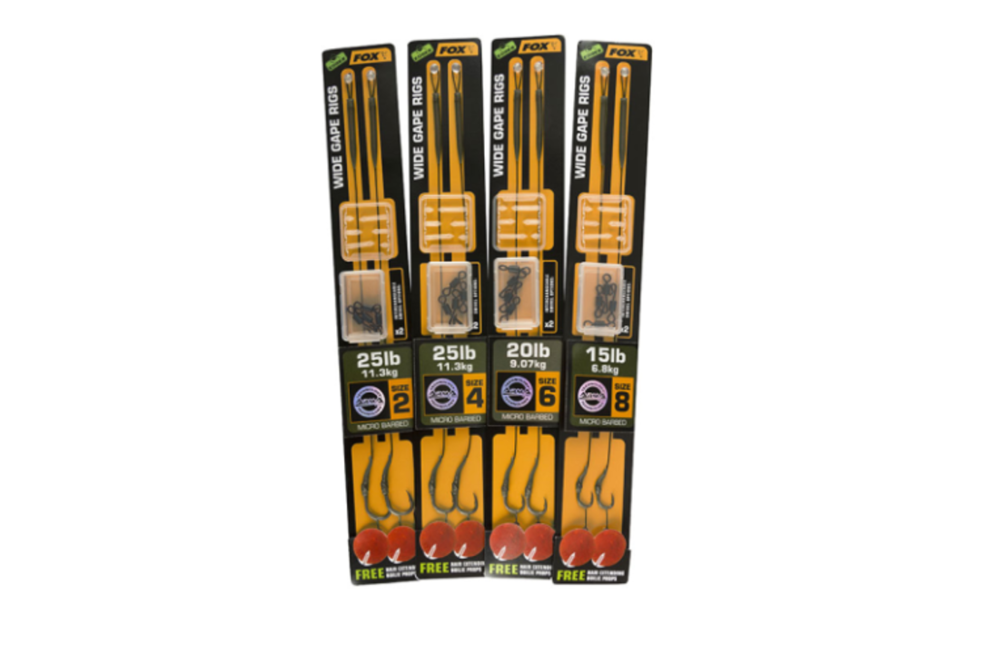 EDGES CURVE SHORT RIG GREEN X2 15LB SIZE 8