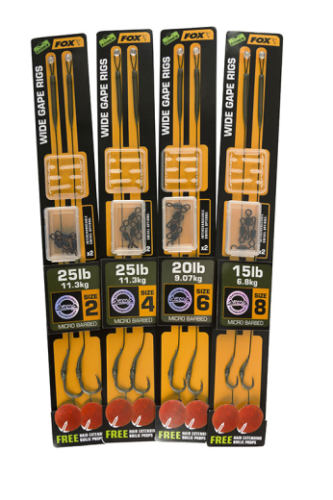 EDGES CURVE SHORT RIG GREEN X2 15LB SIZE 8