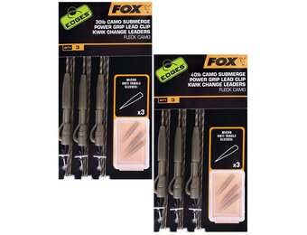 EDGES CAMO SUBMERGE POWER GRIP LEAD CLIP 30 LB CAMO