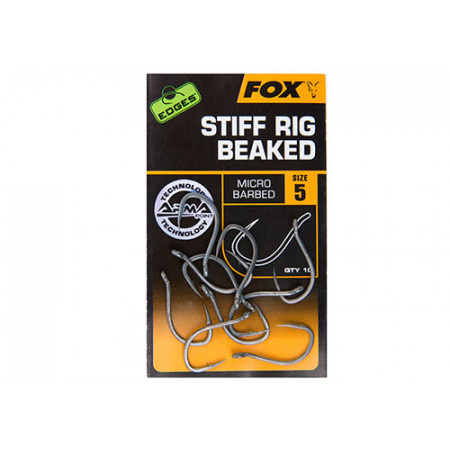 EDGES STIFF RIG BEAKED HOOK 6