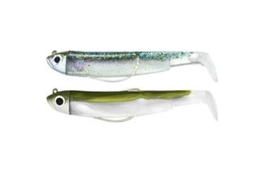 BLACK MINNOW 70 DOUBLE COMBO SHORE 3 GRAM  WINE GLITTER-KHAKI GLITTER