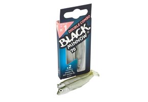BLACK MINNOW 70 DOUBLE COMBO SHORE 3 GRAM   OFF SHORE-6G A KHAKI